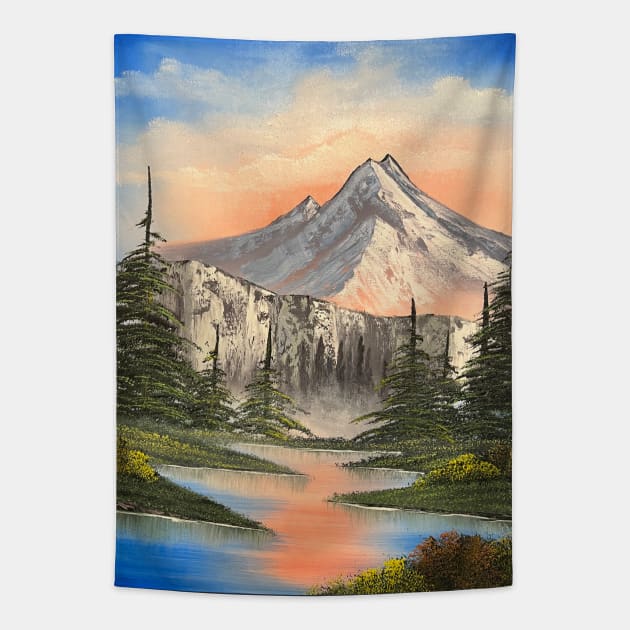Mountain Serenity Tapestry by J&S mason