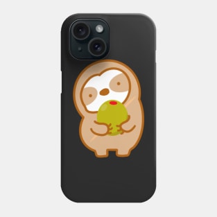 Cute Olive Sloth Phone Case