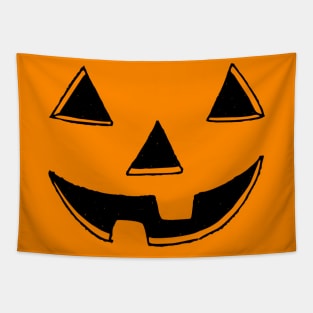 Basic Jack O Lantern Pumpkin Halloween Decor Tapestry