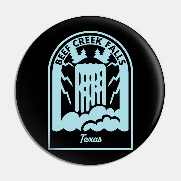 Beef Creek Falls Texas Pin by HalpinDesign