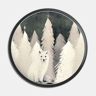 Arctic Wolf Sticker Pin