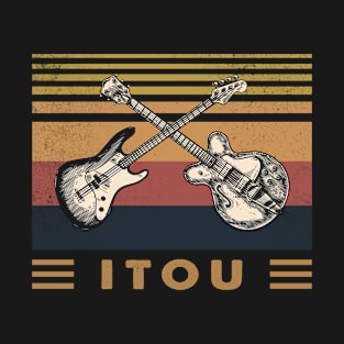 Retro Design Itou Proud Name Guitars Anime T-Shirt