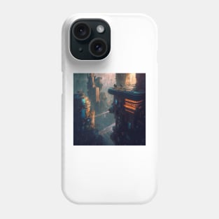 Cyberpunk city 7 Phone Case