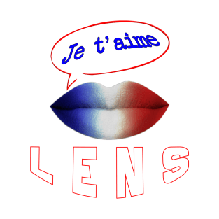 JE TAIME FRENCH KISS LENS T-Shirt