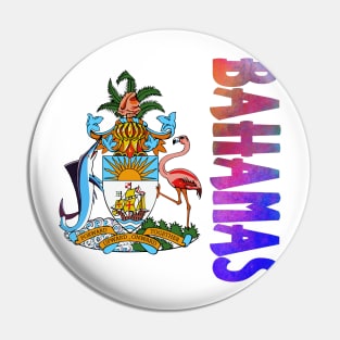 Bahamas Coat of Arms Design Pin