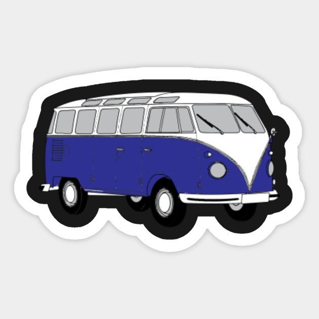 Classic Vw Samba Vw Bus Sticker Teepublic