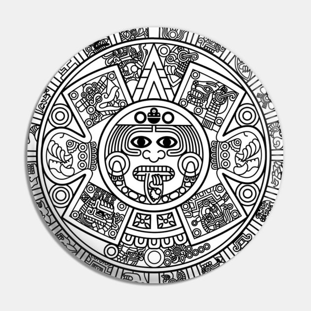 aztec calendar Pin by Sauher