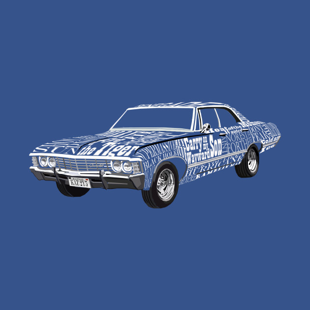 Discover Impala Songs - Supernatural Impala - T-Shirt