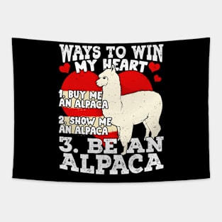 Funny Alpaca Animal Lover Gift Tapestry