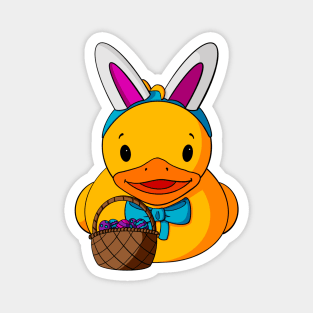 Easter Rubber Duck Magnet