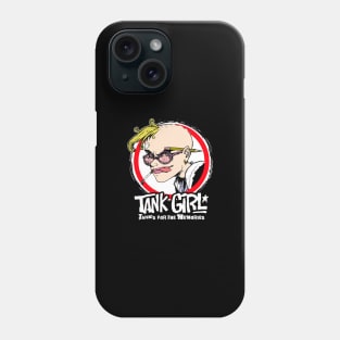 Tank Girl Circle (Black Print) Phone Case