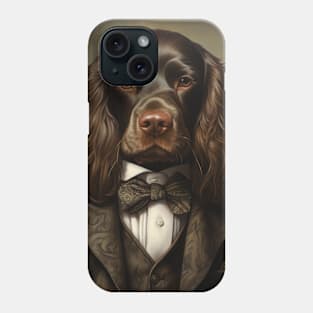 Boykin Spaniel Dog in Suit Phone Case