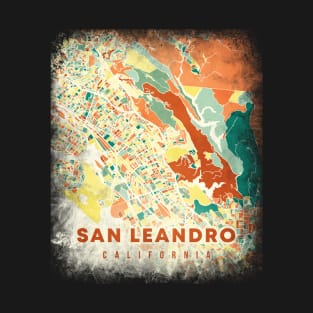 San Leandro California US map T-Shirt