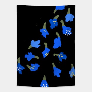 blue flower Tapestry