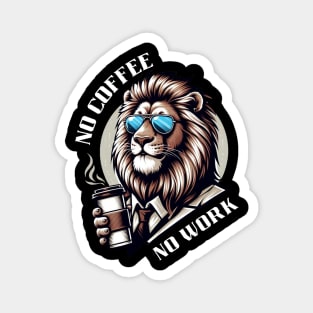 lion coffee Magnet
