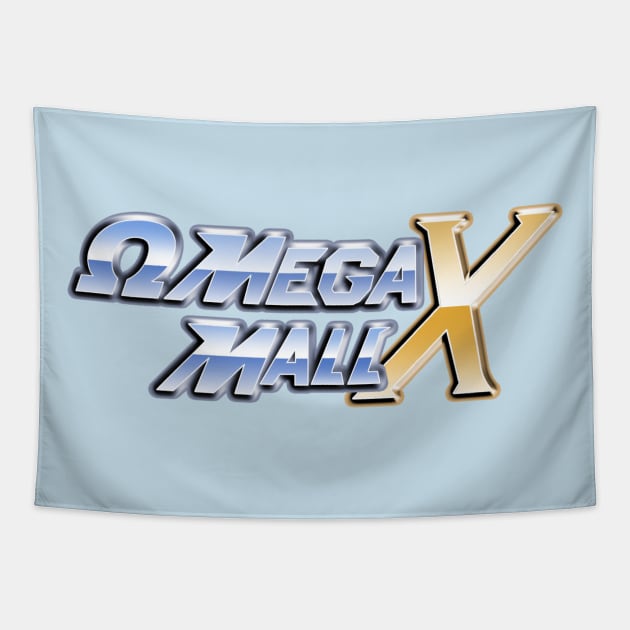 OMEGA MALL X COLORED LOGO Tapestry by Limousine