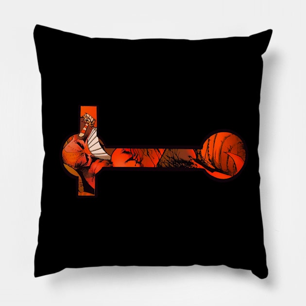 Occursed claw Pillow by funbuttonpress