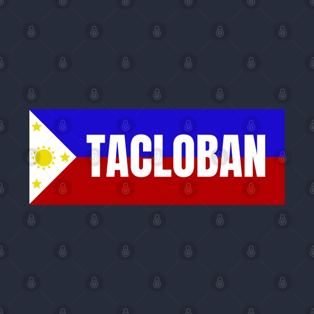 Tacloban City Leyte in Philippines Flag by aybe7elf