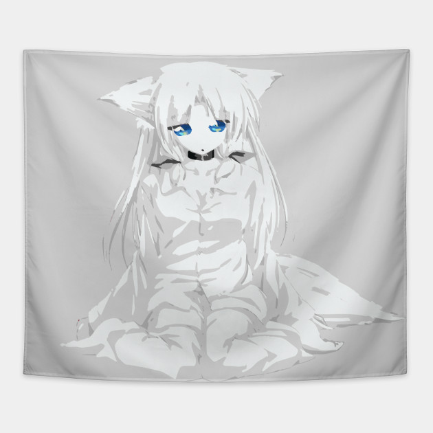 Chibi Anime Wolf Girl Anime Tapestry Teepublic