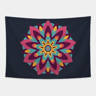 mandala of love and flowers Tapestry