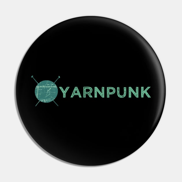 Yarn. Punk Knitters Pin by ArtisticEnvironments