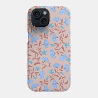 Summer Florals Marigold Pattern - Vintage Colours Phone Case