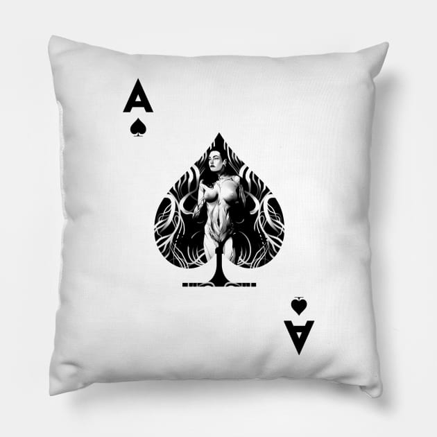 Ace of Spades Pillow by maxgunner44