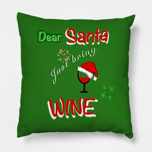 Just Bring Wine! Pillow