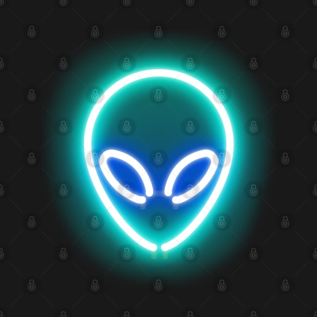 neon alien by Creatum