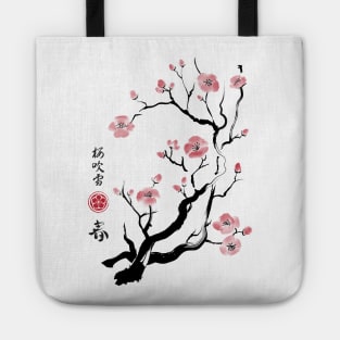 Spring colors in japan Tote