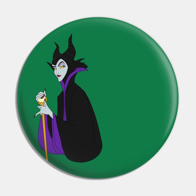 Maleficent Pin by Megan Olivia