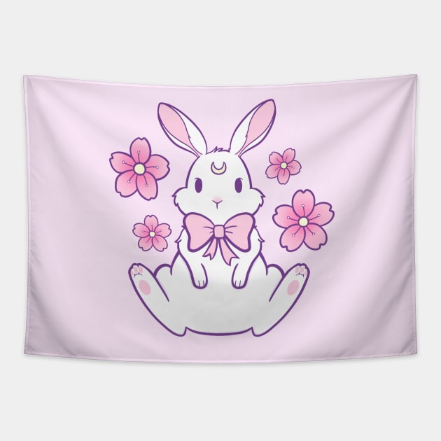 Sakura Bunny 02 | Nikury Tapestry by Nikury