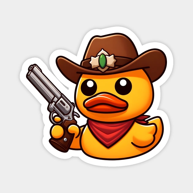 Rubber Duck Magnet by Rawlifegraphic