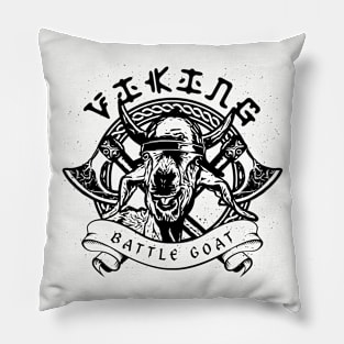 Viking Battle Goat Pillow