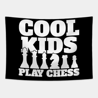 cool kids play Chess Tapestry