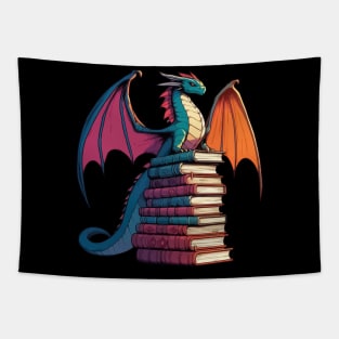 Reading Books About Fantasy Dragons is Fun Tapestry