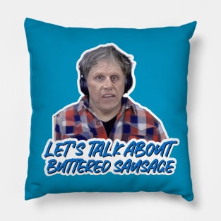 Gary Busey - Lets Talk About Buttered Sausage Pillow