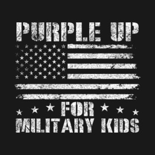 Purple Up For Military Kids T-Shirt