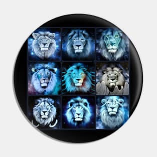 BLUE LION PARTY Pin