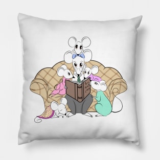 Papa Rat and Children Pillow