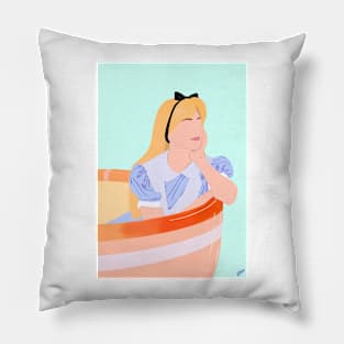 Teacup Alice Pillow