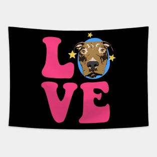 American Bully Mom Tapestry