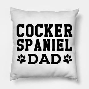 Cocker Spaniel Dad Pillow