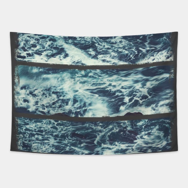 Salt Water Triptych Tapestry by DyrkWyst