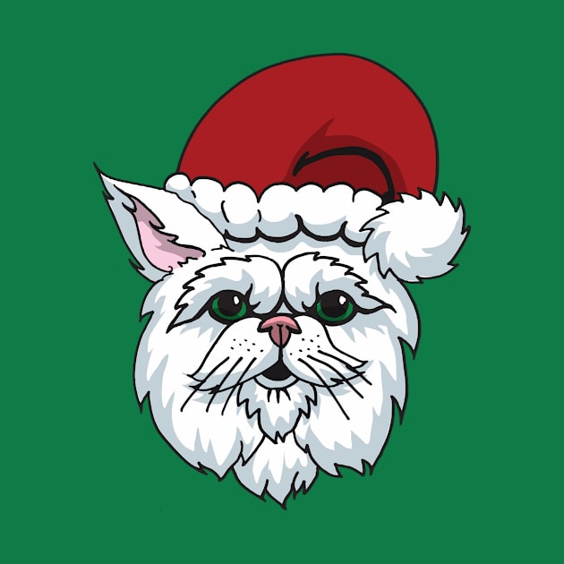 Santa Cat by Prototypeinks