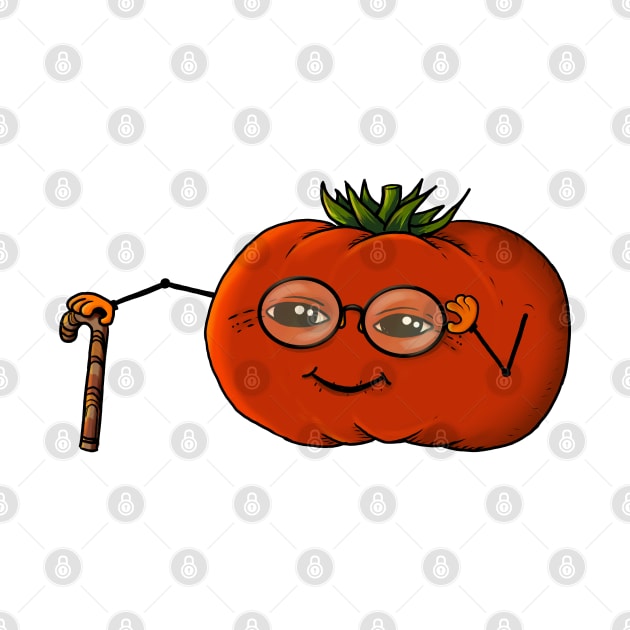 Cute Old Tomato Grandma by OurSimpleArts