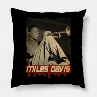 Miles Davis Vintage Pillow