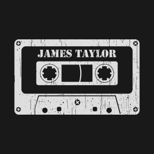 James Taylor - Vintage Cassette White T-Shirt