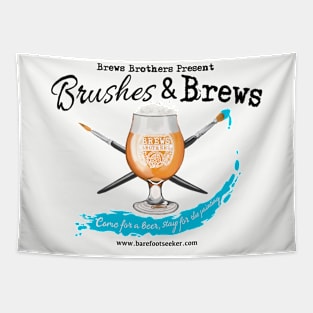 Brushes & Brews Tapestry