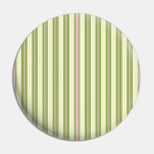 Pretty Summer Fresh Vertical Stripes in Soft Pink, Green, & Yellow Pastel Colors Pin